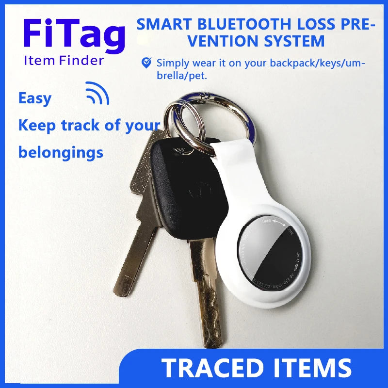 Mini Traceur GPS Intelligent – Anti-Perte avec Alerte Sonore et Bluetooth